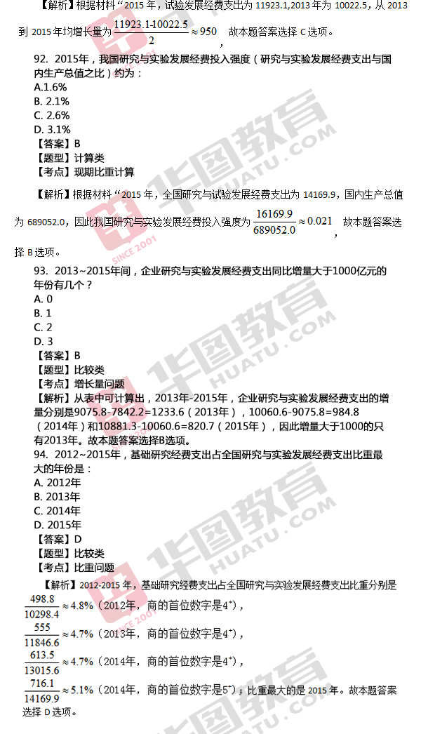 2018上半年四川公务员考试题目资料分析试题解析6